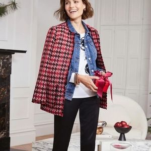 Chico's midlength tweed jacket Size 8